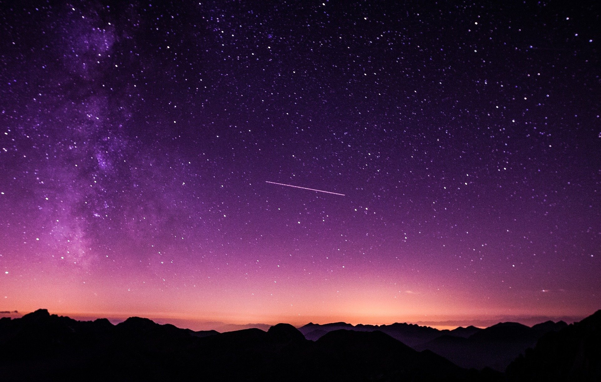 shooting star starry starry night