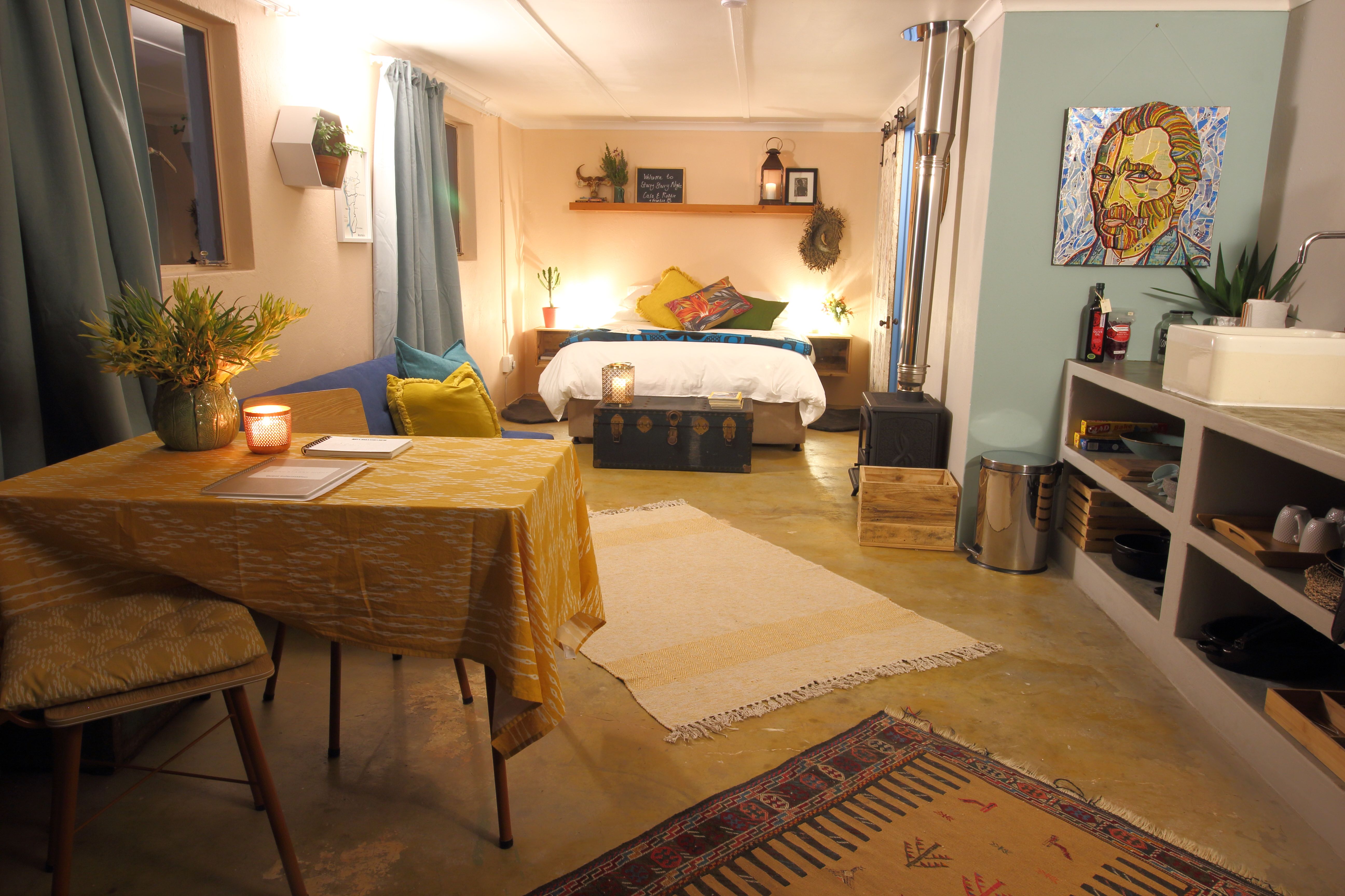 Inside cottage at Starry Starry Night Inside cottage at Starry Starry Night