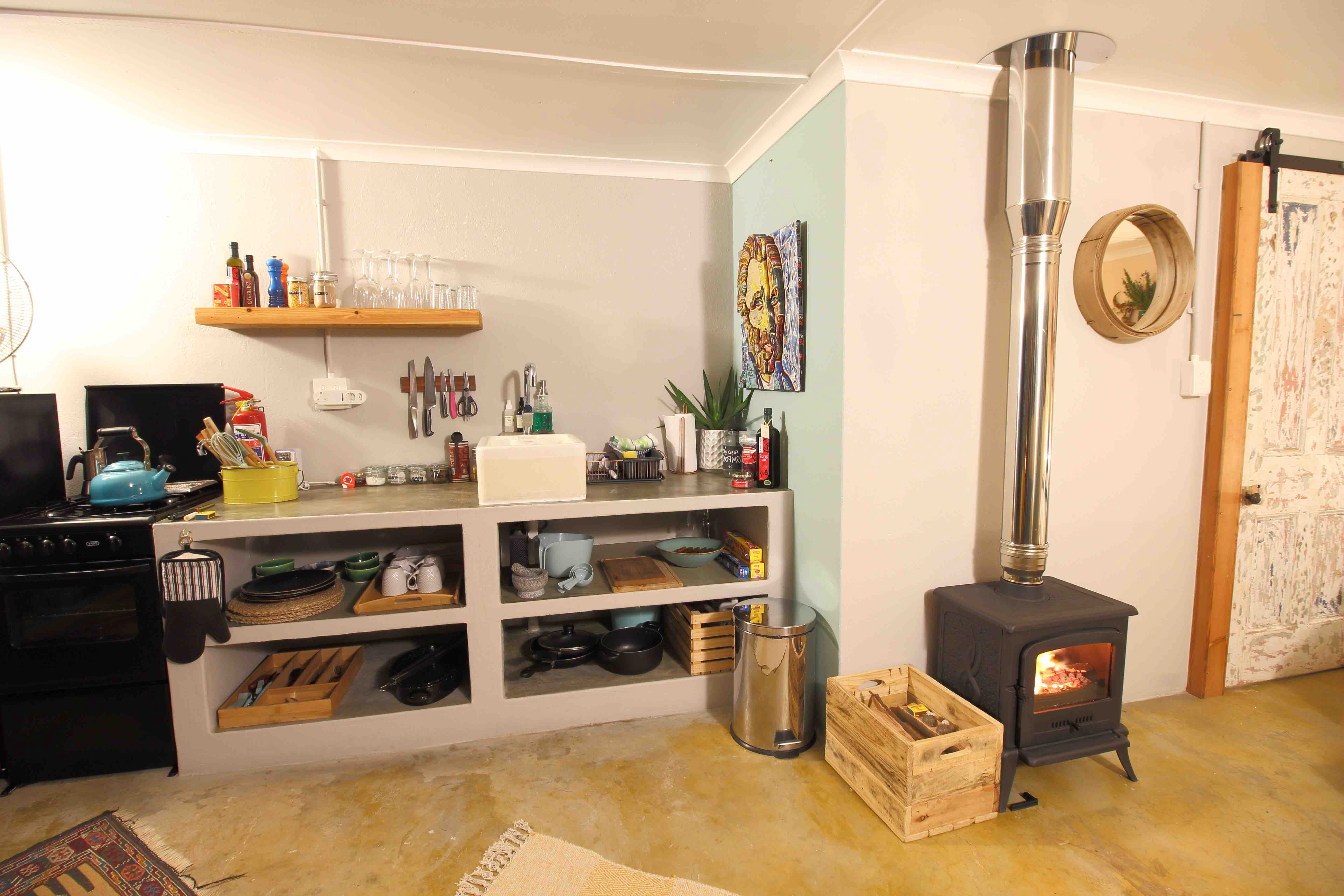 View of the kitchen in Gaia Kitchenette