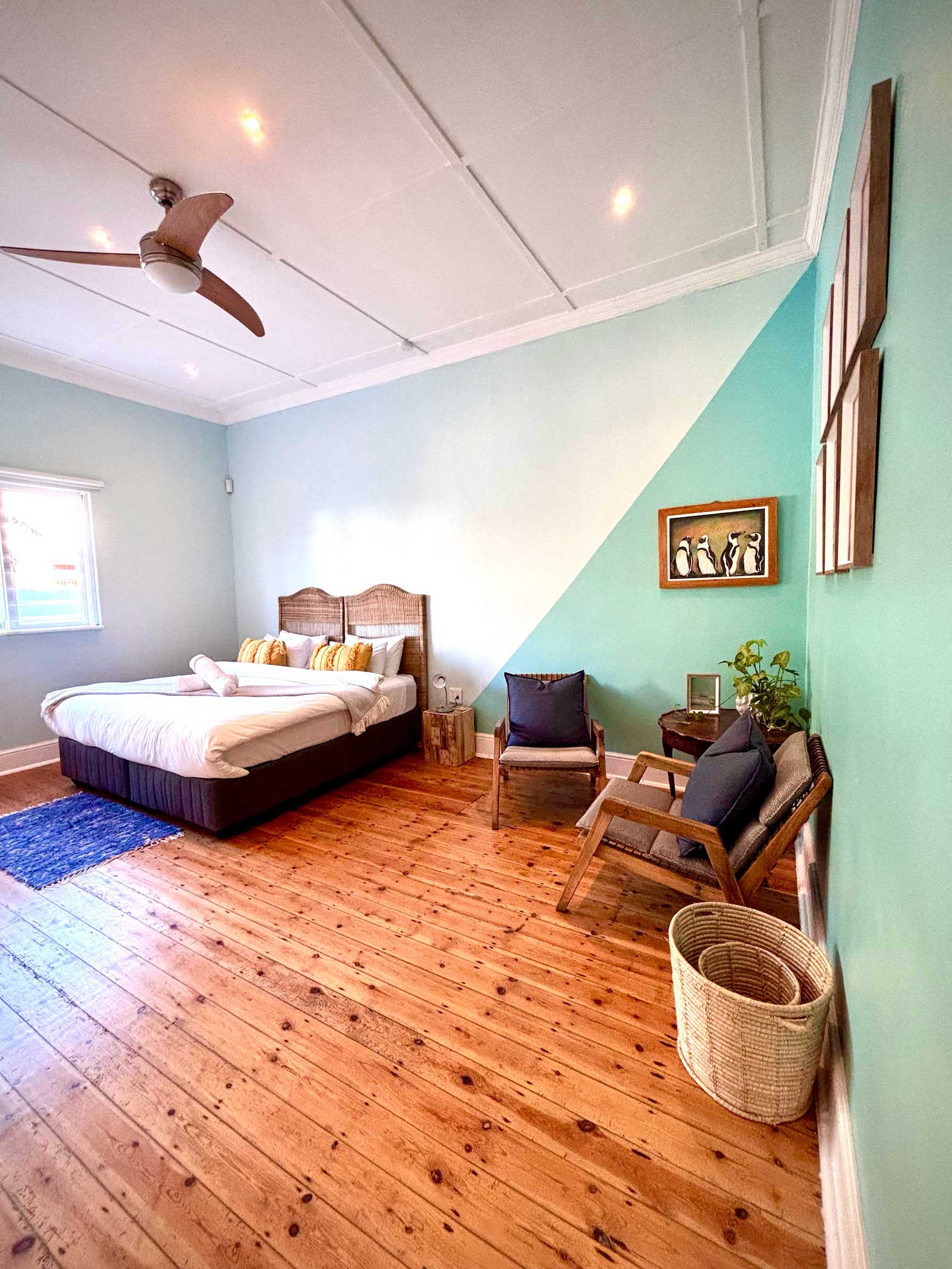 Master bedroom in main house